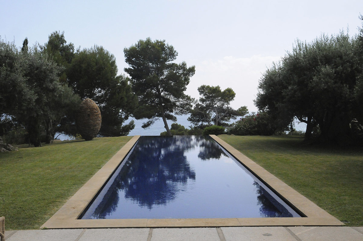 Pool House en Espagne